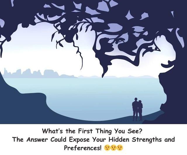 What do you see first in this illusion? Your answer could reveal unique aspects of your personality and preferences